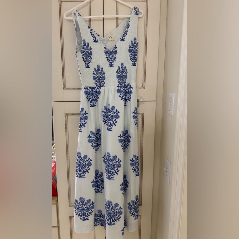 Blue Floral Maxi Dress - Brand: